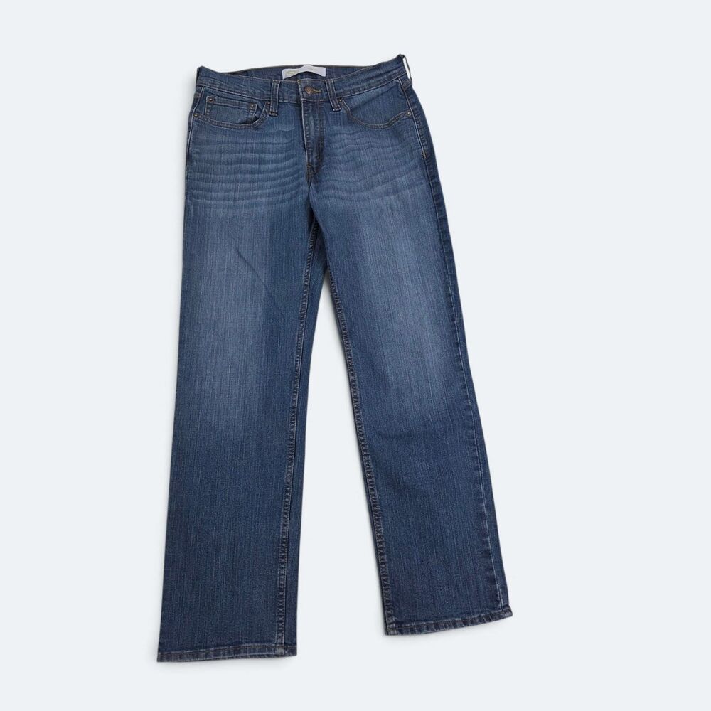 Signature by Levi Strauss Men's Straight Leg Jeans Medium Wash Blue 32x30